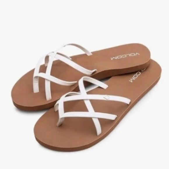 Volcom Women's New School II All day Sandals sz 7🆕📦⌚🏃💨🚚 - Picture 1 of 16